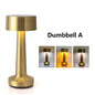 Oplaadbare LED Tafellamp met Touch Bediening – Retro Design – Dimbaar met 3 Lichtkleuren en Type-C Opladen