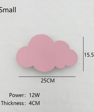 Wolk LED Wandlamp – Dimbare Wandverlichting met Speels Design voor Babykamer en Slaapkamer