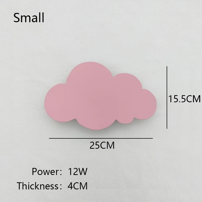 Wolk LED Wandlamp – Dimbare Wandverlichting met Speels Design voor Babykamer en Slaapkamer