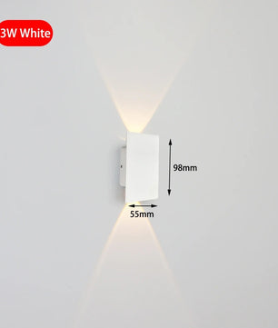 Moderne LED Wandlamp – Aluminium Binnenverlichting voor Slaapkamer, Woonkamer & Gang