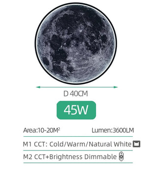 3D LED Maan Wandlamp – Realistische Maanlamp met Afstandsbediening – Decoratieve Muurlamp voor Woonkamer & Slaapkamer