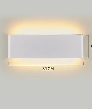 Moderne LED Wandlamp met Bluetooth en Afstandsbediening – Dimbare Wandverlichting met 3 Lichtkleuren voor Interieur