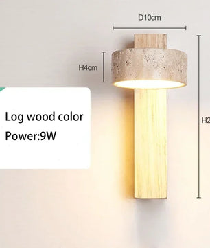 Crèmekleurige Wandlamp voor Nachtkastje – LED Wandlamp met Trekschakelaar en Draaibaar Design