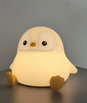 Schattig Eend of Capibara Nachtlampje – Zacht Siliconen Kinderlampje met Touchbediening en Oplaadbare Batterij