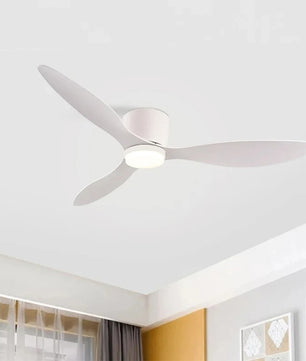 Minimalistische Plafondventilator met LED – Scandinavisch Modern Design met Afstandsbediening, 6 Snelheden en Stille DC-Motor voor Woonkamer en Slaapkamer