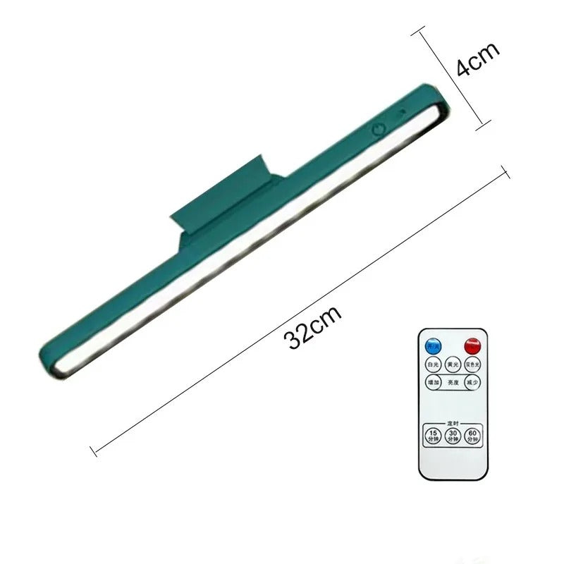 LED Bureaulamp met Magneet – USB Oplaadbaar, Traploos Dimbaar – Draadloze Leeslamp met 3 Kleurtemperaturen