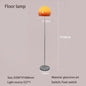 Bauhaus Retro Glazen Tafellamp – Paddenstoel Lamp met Oranje Gradiënt – Decoratieve Sfeerlamp voor Woonkamer en Slaapkamer