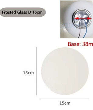 Moderne Glazen Wandlamp – Bauhaus Ronde Melkwitte Bal met G9 LED voor Slaapkamer en Woonkamer