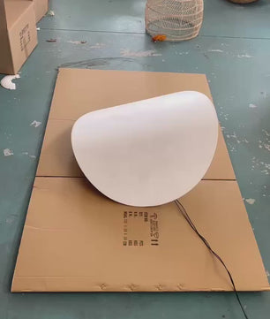 Papieren Hanglamp – Moderne Kroonluchter met zwarte standaard – 40/60/80/100cm