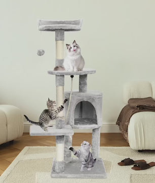 Kattenboom / Krabpaal met Meerdere Niveaus – Klimmen, Rusten en Krabben in Één