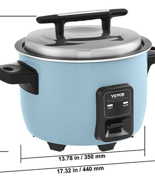 Commerciële Rijstkoker 8L/10L/13L – Aluminium Binnenpot met Antiaanbaklaag en Warmhoudfunctie