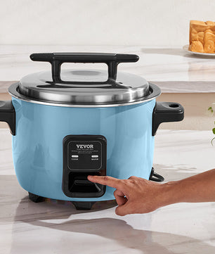 Commerciële Rijstkoker 8L/10L/13L – Aluminium Binnenpot met Antiaanbaklaag en Warmhoudfunctie