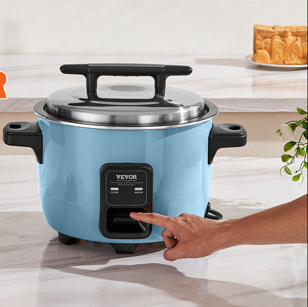 Commerciële Rijstkoker 8L/10L/13L – Aluminium Binnenpot met Antiaanbaklaag en Warmhoudfunctie