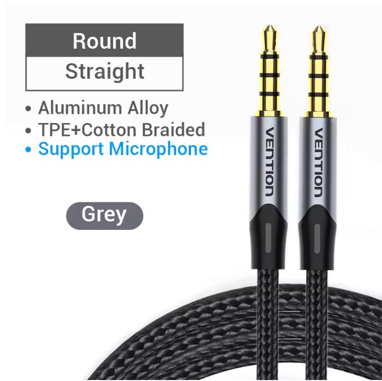 3.5mm Aux Kabel Jack – Hifi Audio Kabel Man naar Man voor Auto en Speakers