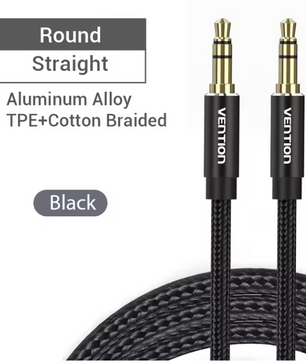 3.5mm Aux Kabel Jack – Hifi Audio Kabel Man naar Man voor Auto en Speakers