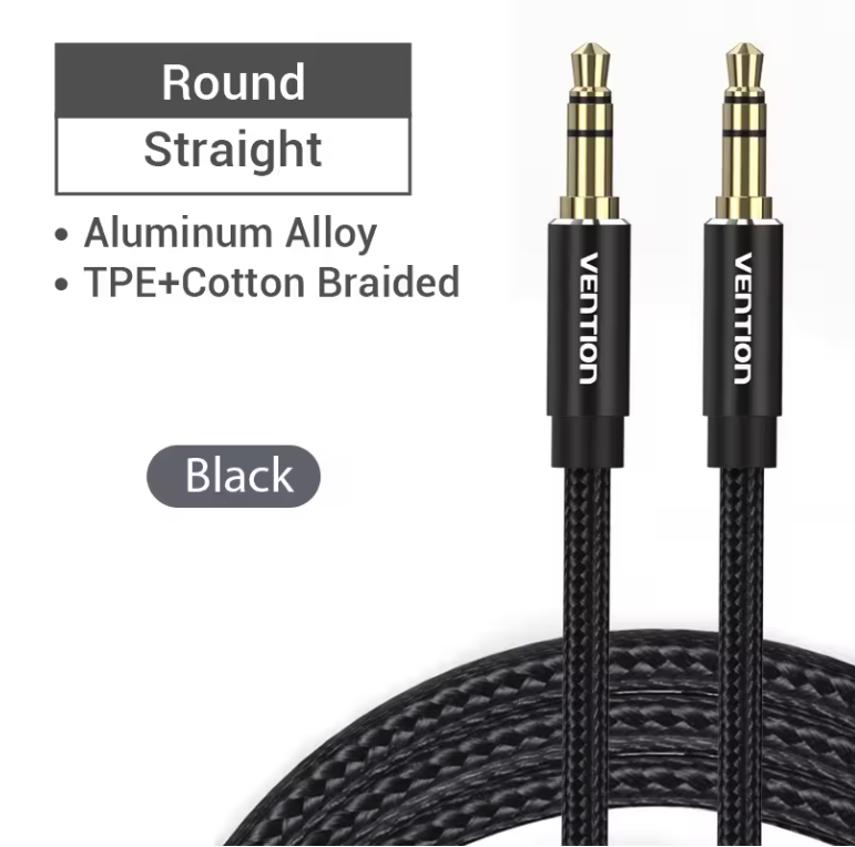 3.5mm Aux Kabel Jack – Hifi Audio Kabel Man naar Man voor Auto en Speakers