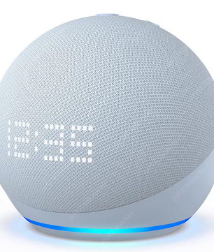 Smart Speaker met Spraakassistent en Klok – Mini WiFi Speaker met Bluetooth en Voice Control