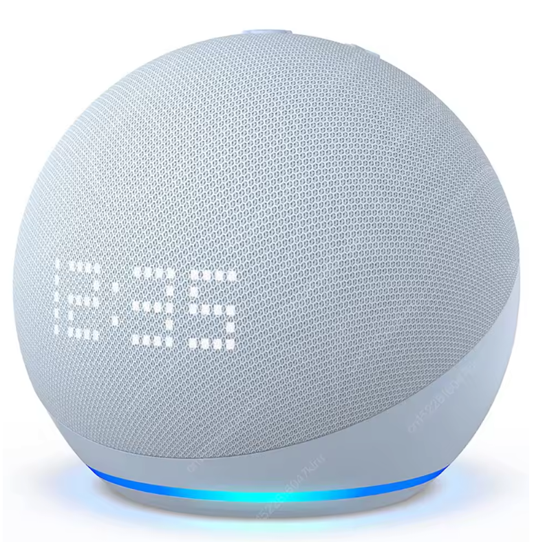 Smart Speaker met Spraakassistent en Klok – Mini WiFi Speaker met Bluetooth en Voice Control