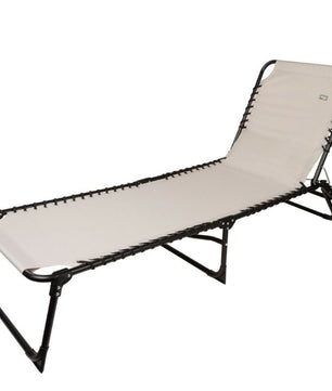 SUN-LOUNGER AKTIVE CREAM 190 X 32 X 58 CM