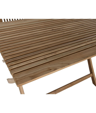 TABLE SET WITH 4 CHAIRS HOME ESPRIT 120 X 70 X 75 CM