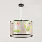 Nordic Stoffen LED Hanglamp – Moderne Kroonluchter van Stof voor Woonkamer, Slaapkamer & Lounge