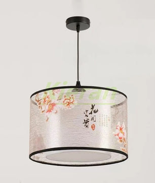 Nordic Stoffen LED Hanglamp – Moderne Kroonluchter van Stof voor Woonkamer, Slaapkamer & Lounge