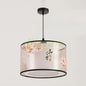 Nordic Stoffen LED Hanglamp – Moderne Kroonluchter van Stof voor Woonkamer, Slaapkamer & Lounge