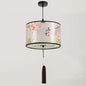Nordic Stoffen LED Hanglamp – Moderne Kroonluchter van Stof voor Woonkamer, Slaapkamer & Lounge