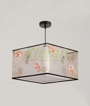 Nordic Stoffen LED Hanglamp – Moderne Kroonluchter van Stof voor Woonkamer, Slaapkamer & Lounge