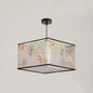 Nordic Stoffen LED Hanglamp – Moderne Kroonluchter van Stof voor Woonkamer, Slaapkamer & Lounge