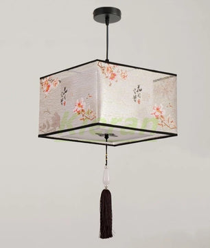 Nordic Stoffen LED Hanglamp – Moderne Kroonluchter van Stof voor Woonkamer, Slaapkamer & Lounge