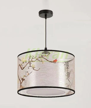 Nordic Stoffen LED Hanglamp – Moderne Kroonluchter van Stof voor Woonkamer, Slaapkamer & Lounge