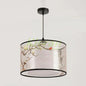 Nordic Stoffen LED Hanglamp – Moderne Kroonluchter van Stof voor Woonkamer, Slaapkamer & Lounge