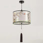 Nordic Stoffen LED Hanglamp – Moderne Kroonluchter van Stof voor Woonkamer, Slaapkamer & Lounge
