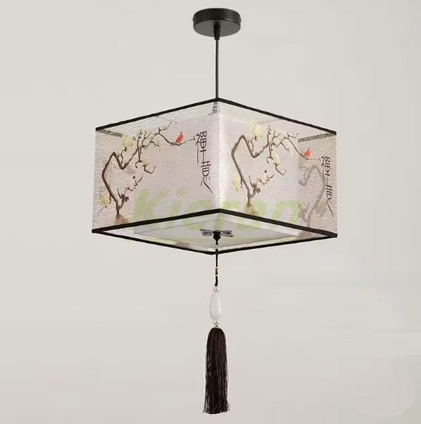 Nordic Stoffen LED Hanglamp – Moderne Kroonluchter van Stof voor Woonkamer, Slaapkamer & Lounge