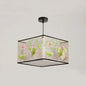Nordic Stoffen LED Hanglamp – Moderne Kroonluchter van Stof voor Woonkamer, Slaapkamer & Lounge