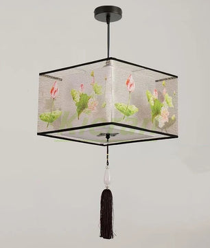 Nordic Stoffen LED Hanglamp – Moderne Kroonluchter van Stof voor Woonkamer, Slaapkamer & Lounge