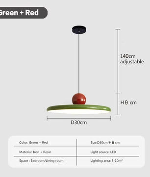 Nordic UFO Kroonluchter – Ultradunne Moderne Hanglamp voor Woonkamer, Restaurant & Werkruimtes