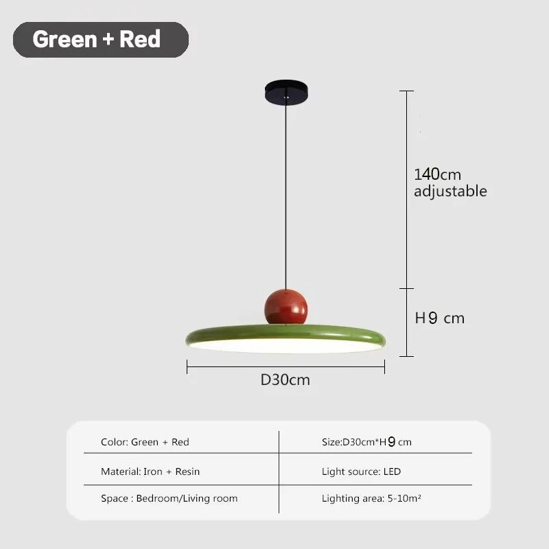 Nordic UFO Kroonluchter – Ultradunne Moderne Hanglamp voor Woonkamer, Restaurant & Werkruimtes