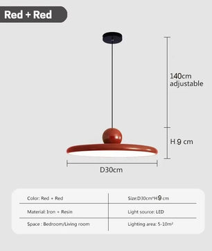 Nordic UFO Kroonluchter – Ultradunne Moderne Hanglamp voor Woonkamer, Restaurant & Werkruimtes