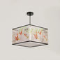 Nordic Stoffen LED Hanglamp – Moderne Kroonluchter van Stof voor Woonkamer, Slaapkamer & Lounge