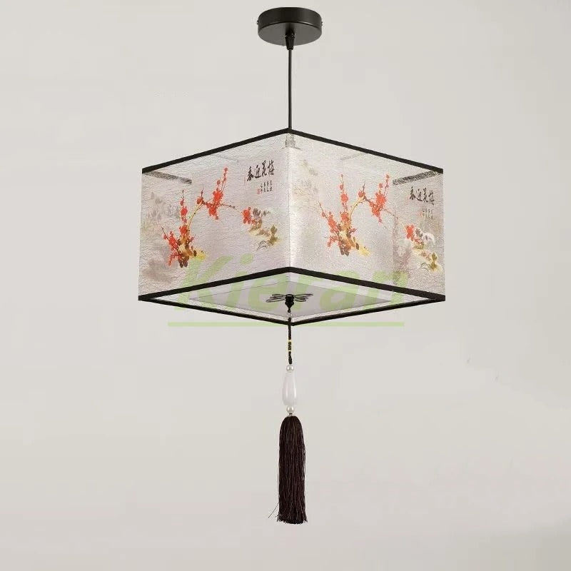 Nordic Stoffen LED Hanglamp – Moderne Kroonluchter van Stof voor Woonkamer, Slaapkamer & Lounge