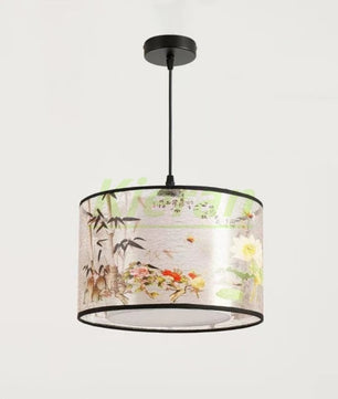 Nordic Stoffen LED Hanglamp – Moderne Kroonluchter van Stof voor Woonkamer, Slaapkamer & Lounge